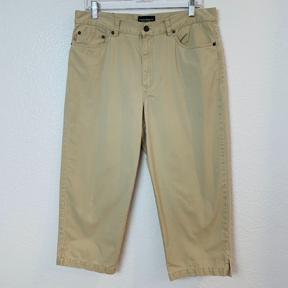 Ralph Lauren Tan Capri Jeans Size 14